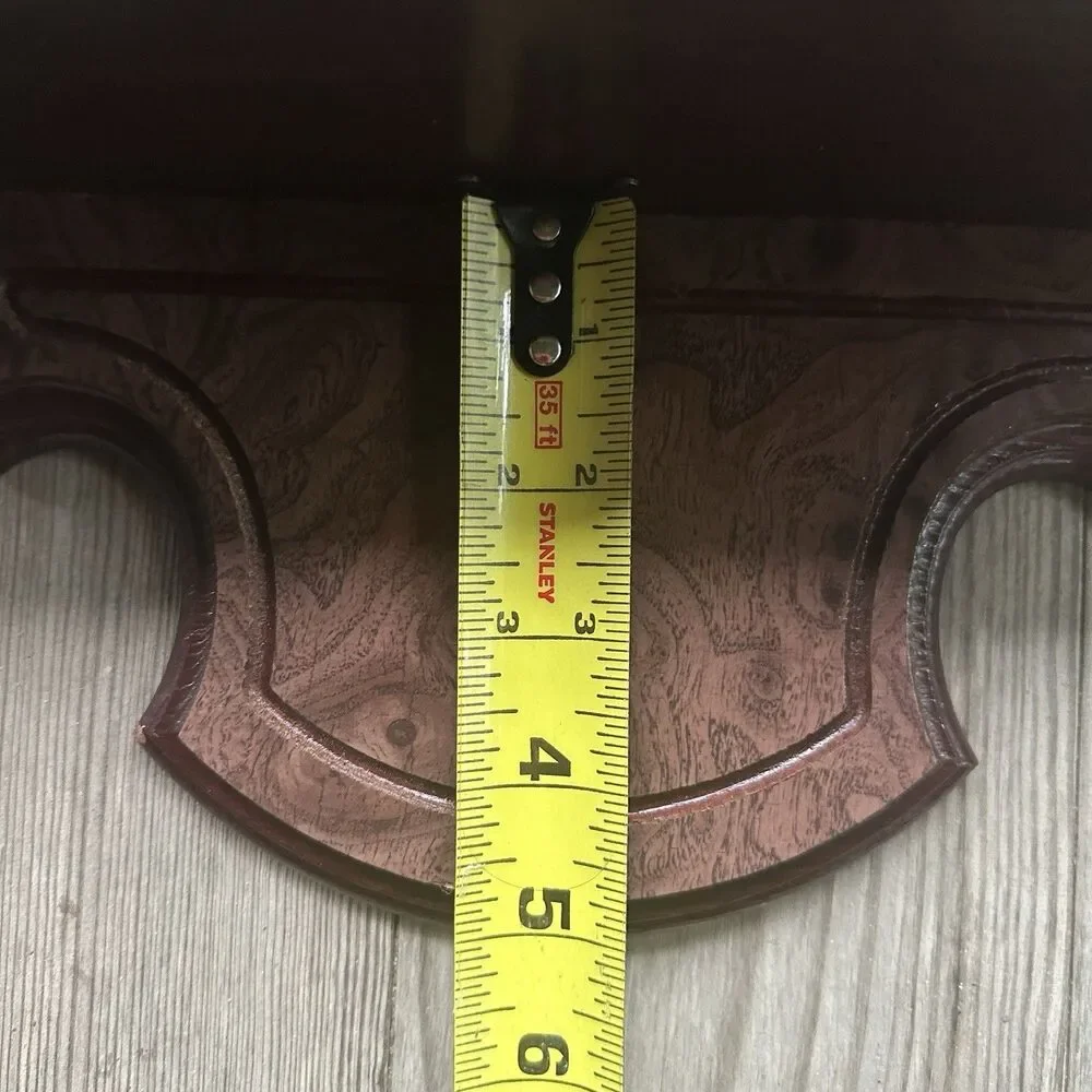Vintage Solid Wood Wall Shelf Display Ledge Colonial Federal Traditional Decor